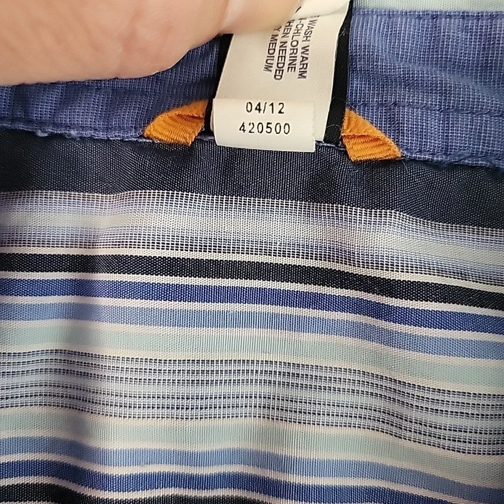 BABY GAP Y2K 2012 Button Up Blue Striped Shirt‎ Toddler Boys 2T Years
